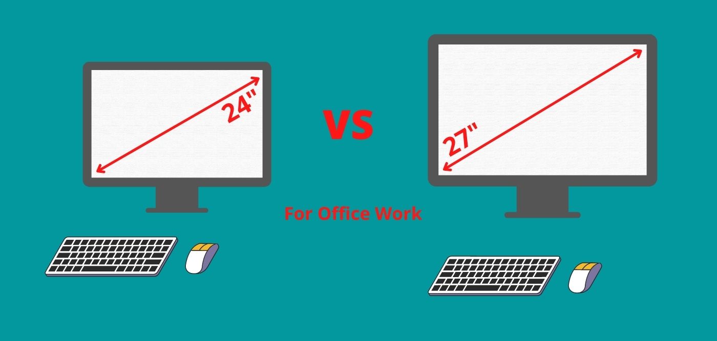 You are currently viewing 24 or 27 Inch Monitor For Office Work | Which Is Better?