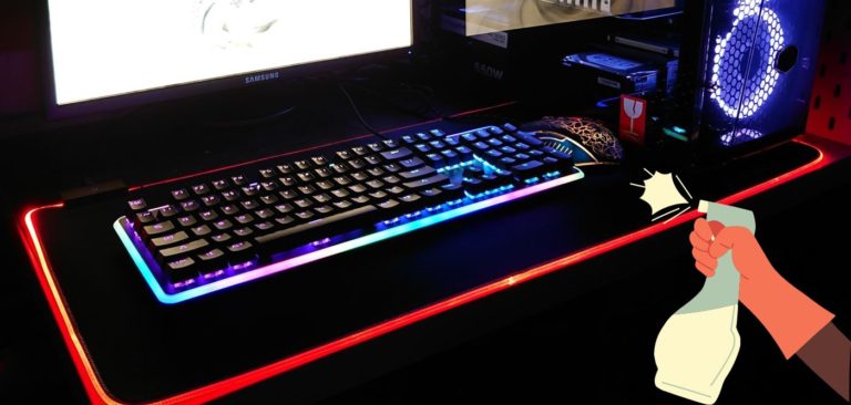 Read more about the article How To Clean An RGB Desk Mat | A Complete Guide
